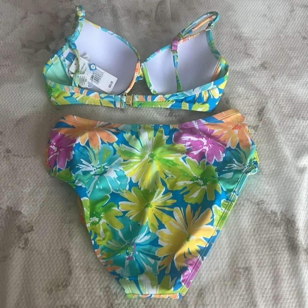 Bleu Rod Beattie Spring It On Bikini Swimsuit Size 8 - Picture 7 of 9